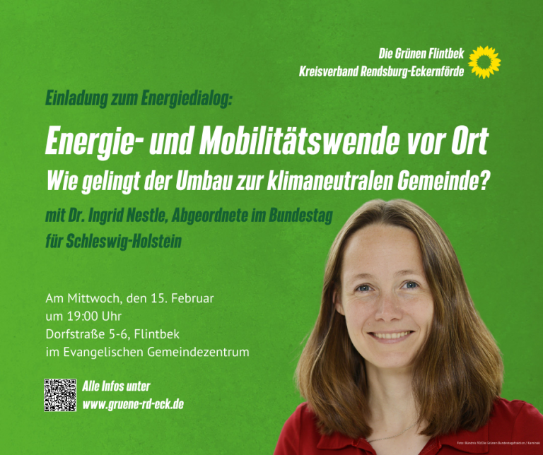 Energiedialog: Energie- und Mobilitätswende vor Ort mit Ingrid Nestle, MdB