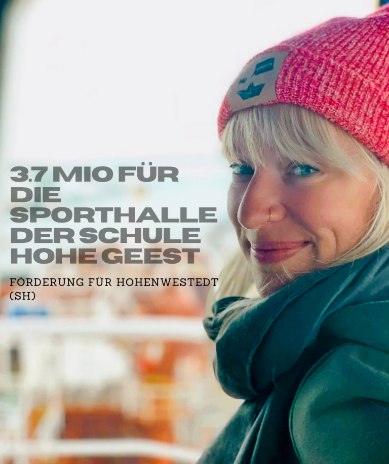 Pressemitteilung: Förderung der Sporthalle in Hohenwestedt