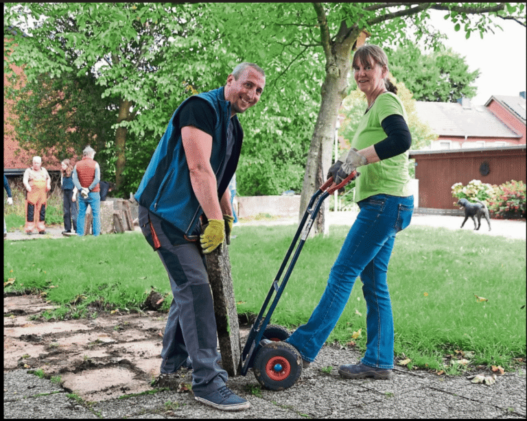 Abpflastern in Rendsburg: Wir haben angepackt!